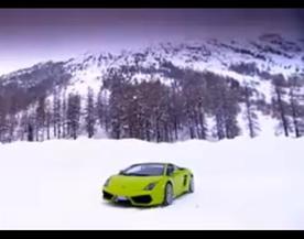 Lamborghini LP560-4 On Ice Video