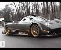 Pagani Zonda R in action