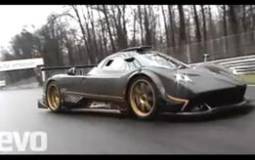 Pagani Zonda R in action