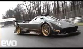 Pagani Zonda R in action