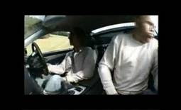 Damon Hill sickens journalist in Mercedes SL55 AMG video