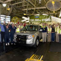 Ford produced 100000 hybrid SUVs