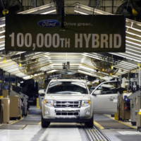 Ford produced 100000 hybrid SUVs