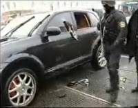 Russian special forces attack wrong Porsche Cayenne video