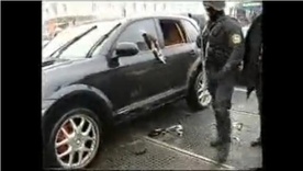 Russian special forces attack wrong Porsche Cayenne video