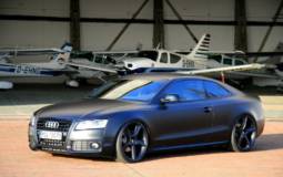 Audi A5 matte black by AVUS Performance