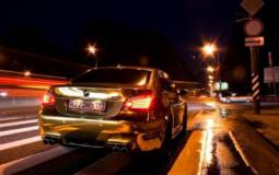 The Golden BMW M5 from Russia