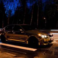 The Golden BMW M5 from Russia