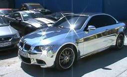 BMW E93 M3 Convertible fully chromed