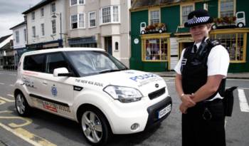 2009 Kia Soul police car