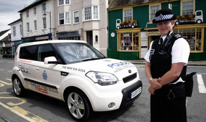 2009 Kia Soul police car
