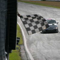 Abarth 500 racing in UK