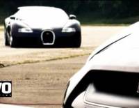 Bugatti Veyron vs Nissan GT-R video