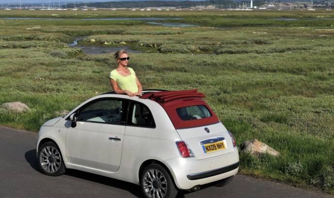 Fiat 500C convertible in UK