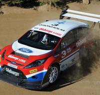 Ford Fiesta RallyCross racing at Pikes Peak 2009 video