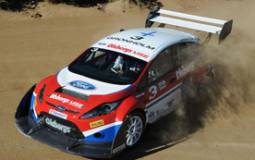 Ford Fiesta RallyCross racing at Pikes Peak 2009 video