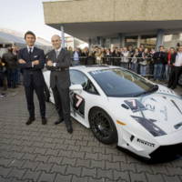 Lamborghini Gallardo Super Trofeo racing in Belgium
