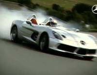 Mercedes SLR Stirling Moss on track video