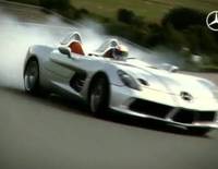 Mercedes SLR Stirling Moss on track video