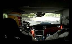 Mercedes SLS AMG test drive at Nurburgring