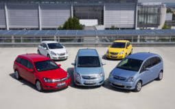 Opel Corsa, Meriva, Astra station wagon and Zafira LPG