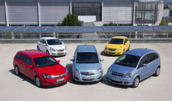 Opel Corsa, Meriva, Astra station wagon and Zafira LPG