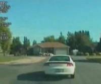 Police chasing 7 year old Dodge driver : Video