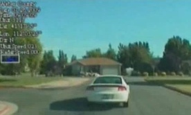 Police chasing 7 year old Dodge driver : Video