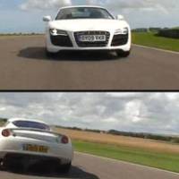 Lotus Evora vs Audi R8 V10 video