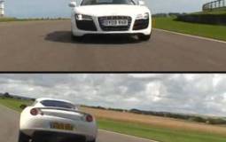 Lotus Evora vs Audi R8 V10 video