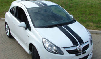 Vauxhall Corsa with VXR racing stripes