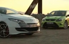 Renault Sport Megane 250 vs Ford Focus RS video