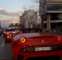 Ferrari California Crashes Into Bulldozer : Video