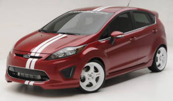 Customized Fiestas at 2009 LA Auto Show