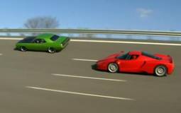 Ferrari Enzo Vs 1000 HP Musclecar :Video