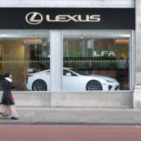 Lexus LFA at London's Lexus Park Lane