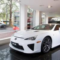 Lexus LFA at London's Lexus Park Lane