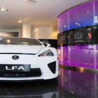 Lexus LFA at London's Lexus Park Lane