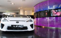 Lexus LFA at London's Lexus Park Lane