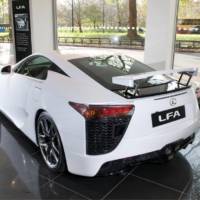 Lexus LFA at London's Lexus Park Lane