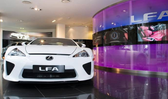 Lexus LFA at London's Lexus Park Lane