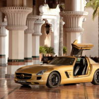 Mercedes SLS AMG Desert Gold and G 55 AMG Edition 79