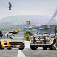 Mercedes SLS AMG Desert Gold and G 55 AMG Edition 79