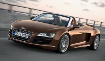 Audi R8 Spyder price for UK