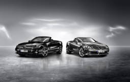 Mercedes SL Night Edition and SLK Grand Edition