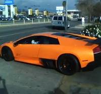 Video: Lamborghini Murcielago LP670-4 SV close to crash