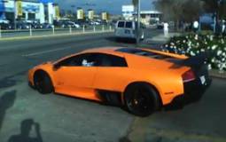 Video: Lamborghini Murcielago LP670-4 SV close to crash