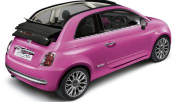 Fiat 500C Pink