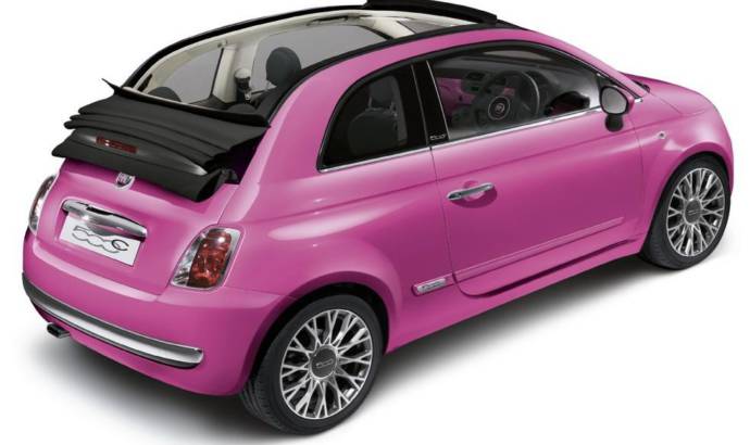 Fiat 500C Pink