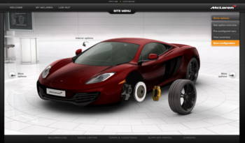 McLaren MP4-12C Configurator